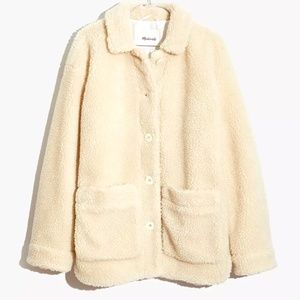 Madewell || Sherpa Walton Shirt-Jacket || MA316